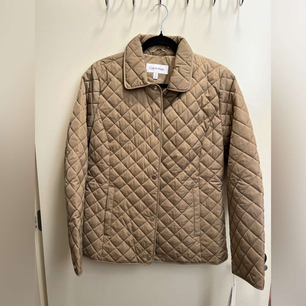 Calvin Klein Quilted Water Resistant Short Jacket - Picture 1 of 2